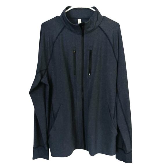 Lululemon Shift Track Jacket Mens XL Charcoal Gray Full Zip Stretch Active Gym - Picture 1 of 8